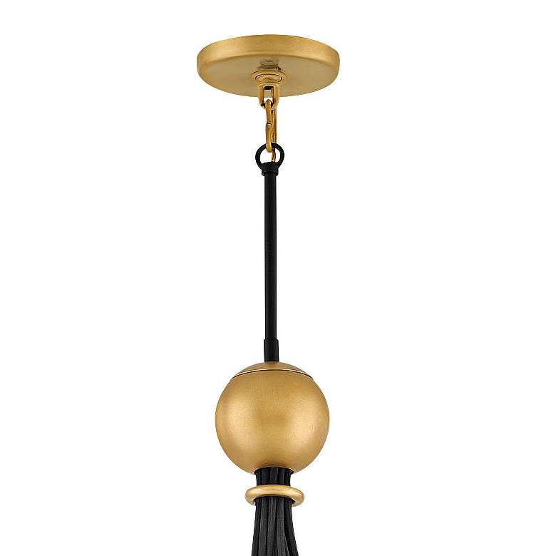 Image 5 Hinkley Nula 26" Wide Shell White and Gold 15-Light Pendant more views