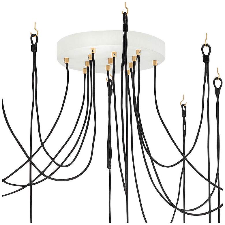 Image 5 Hinkley Nula 60"W Shell White 12-Light Multi-Tier Chandelier more views