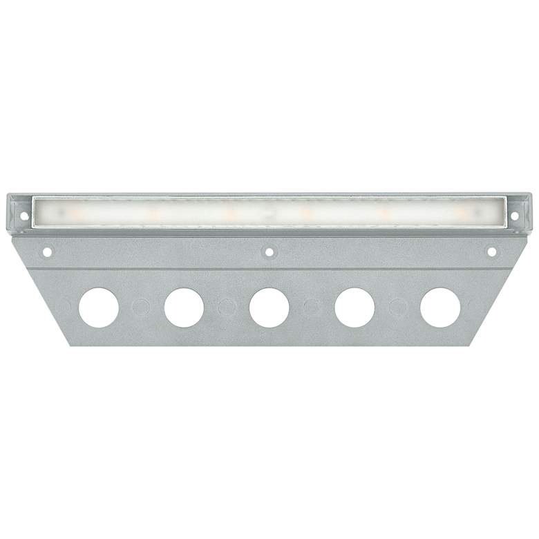 Image 1 Hinkley Nuvi 10" Wide Titanium LED Landscape Deck Light