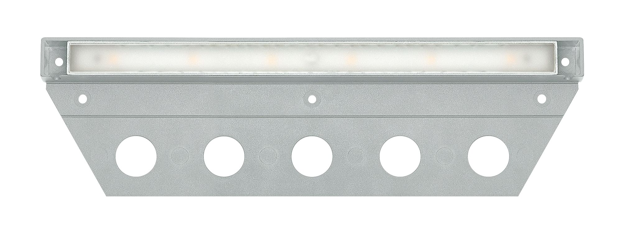 Image 2 Hinkley Nuvi 10" Wide Titanium LED Landscape Deck Light more views