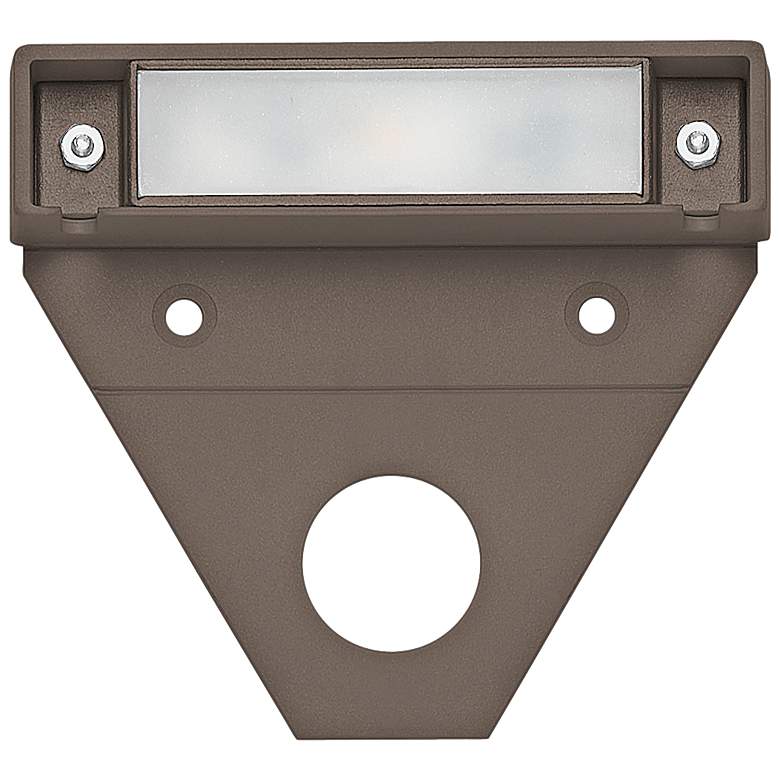 Image 1 Hinkley Nuvi 3 1/4" Wide Bronze LED Landscape Deck Light