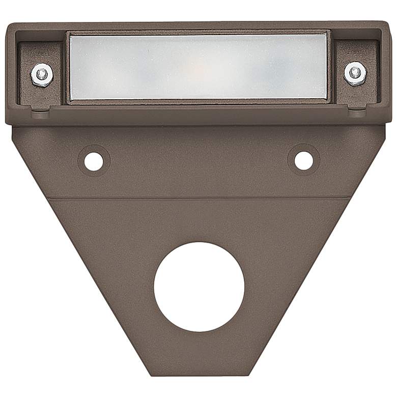 Image 1 Hinkley Nuvi 3 1/4 inch Wide Bronze LED Landscape Deck Light