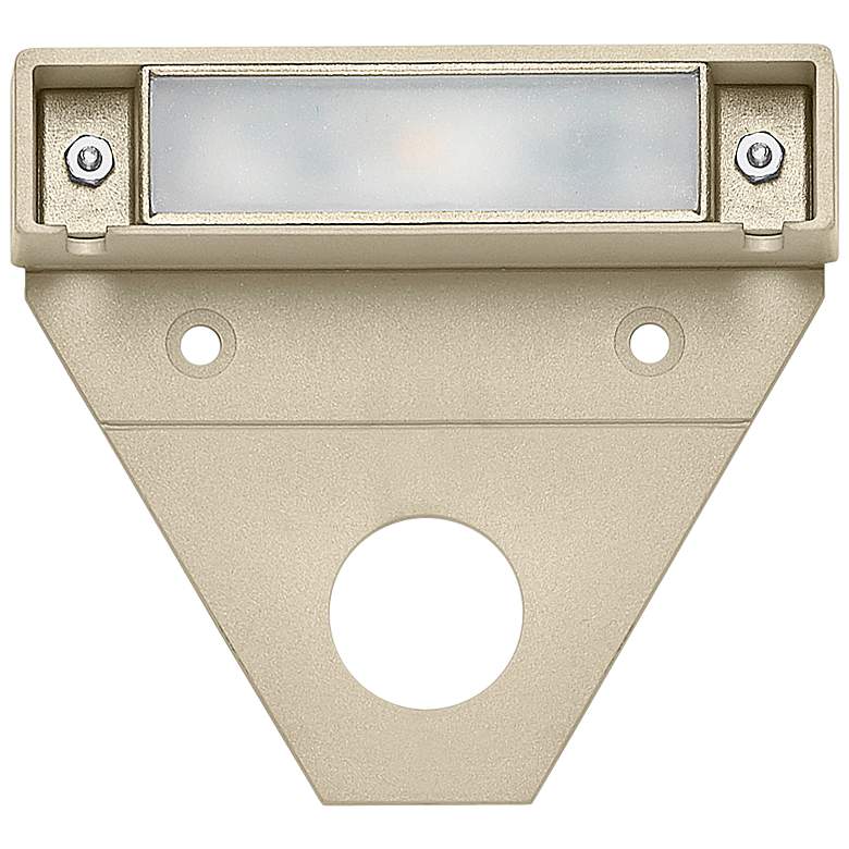Image 1 Hinkley Nuvi 3 1/4" Wide Sandstone LED Landscape Deck Light