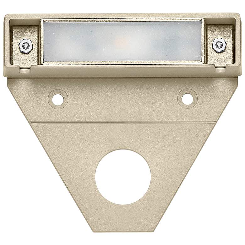 Image 1 Hinkley Nuvi 3 1/4 inch Wide Sandstone LED Landscape Deck Light