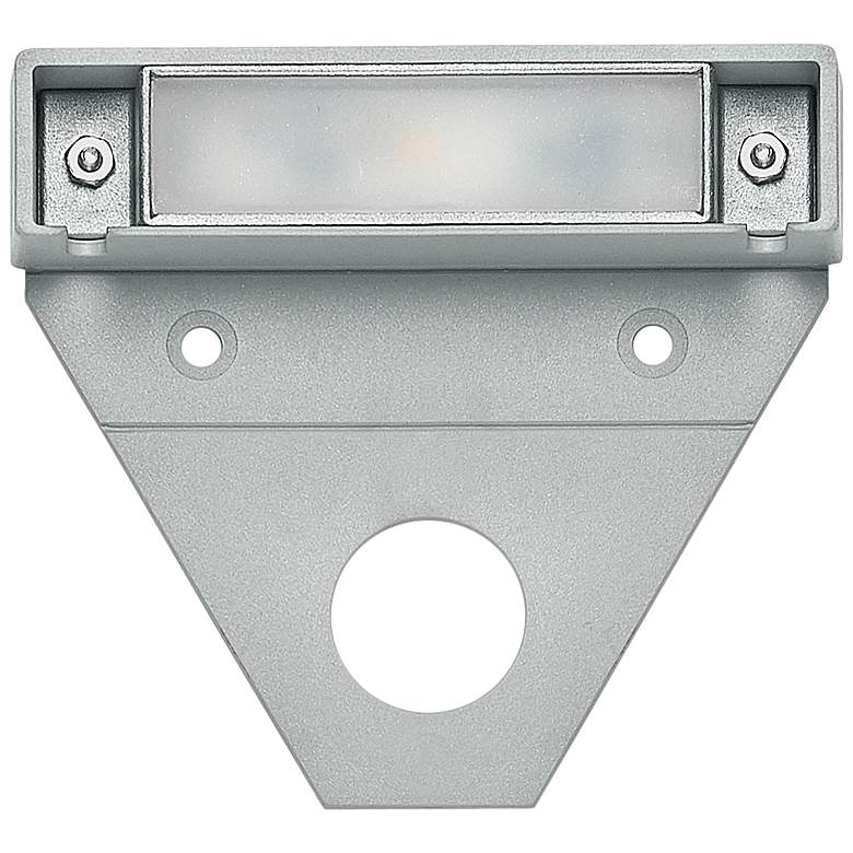 Image 1 Hinkley Nuvi 3 1/4" Wide Titanium LED Landscape Deck Light