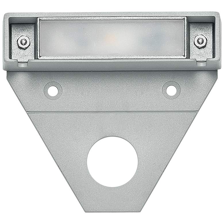 Image 1 Hinkley Nuvi 3 1/4 inch Wide Titanium LED Landscape Deck Light