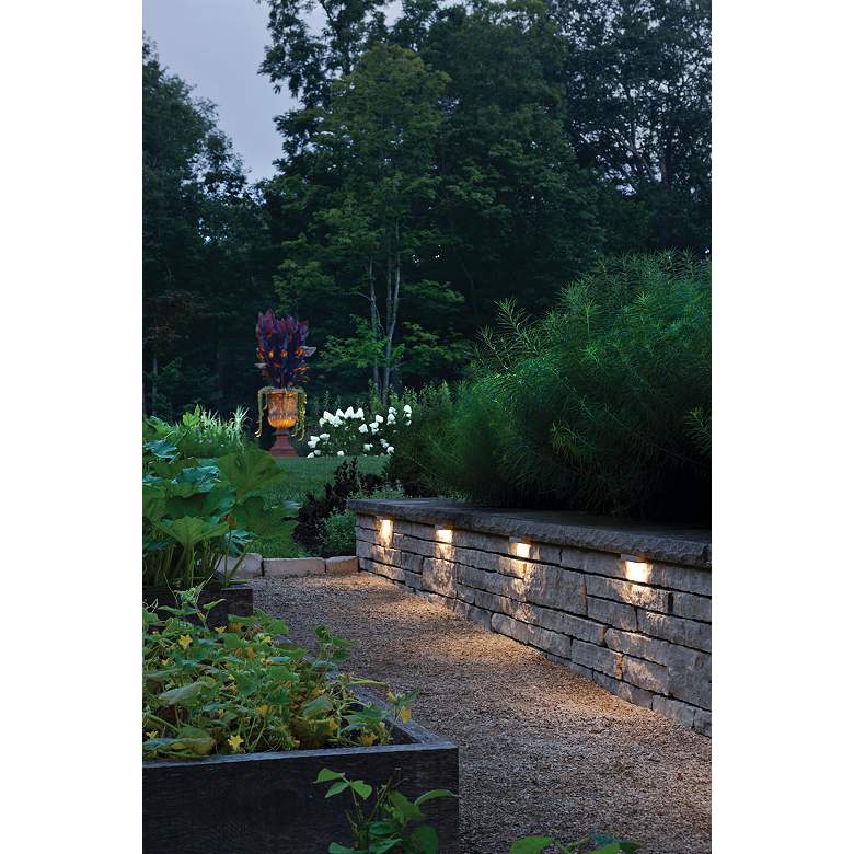 Image 2 Hinkley Nuvi 5" Wide Sandstone LED Landscape Deck Light more views
