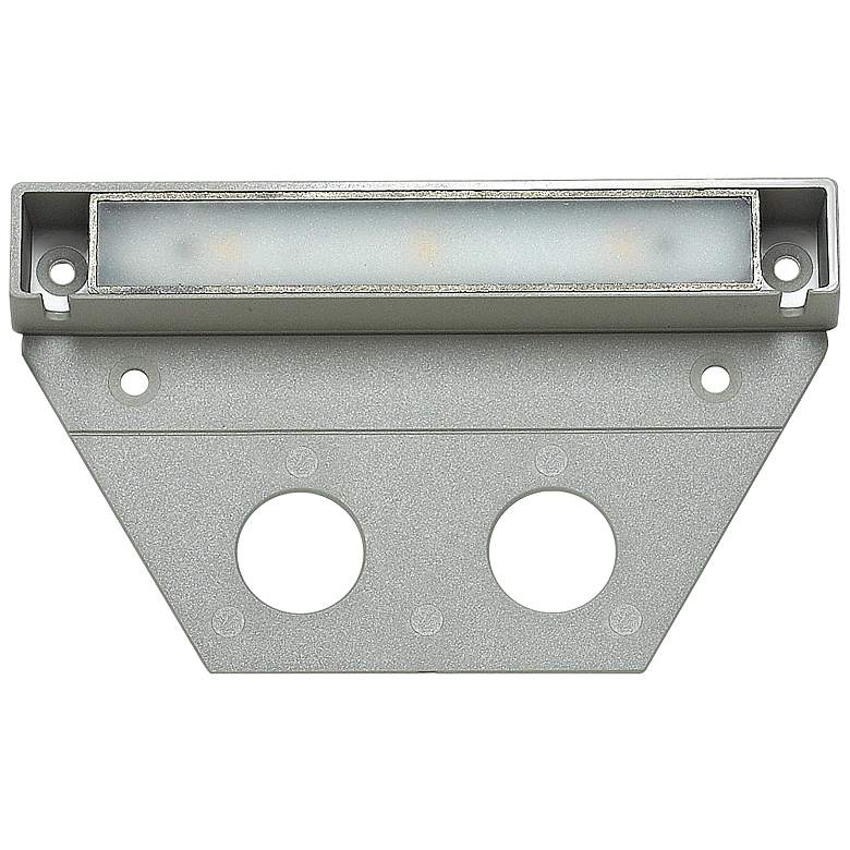 Image 1 Hinkley Nuvi 5" Wide Titanium LED Landscape Deck Light