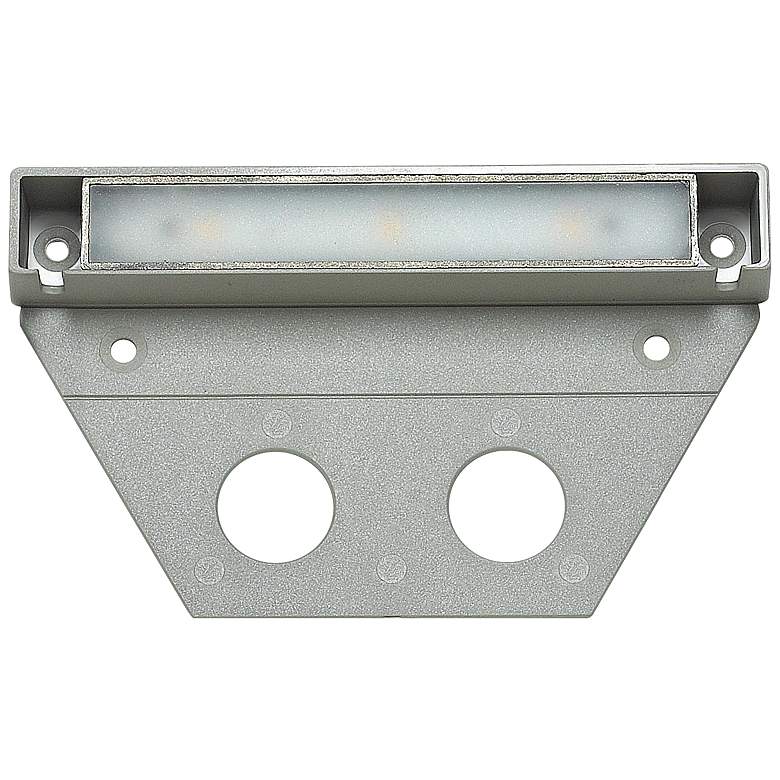 Image 1 Hinkley Nuvi 5 inch Wide Titanium LED Landscape Deck Light