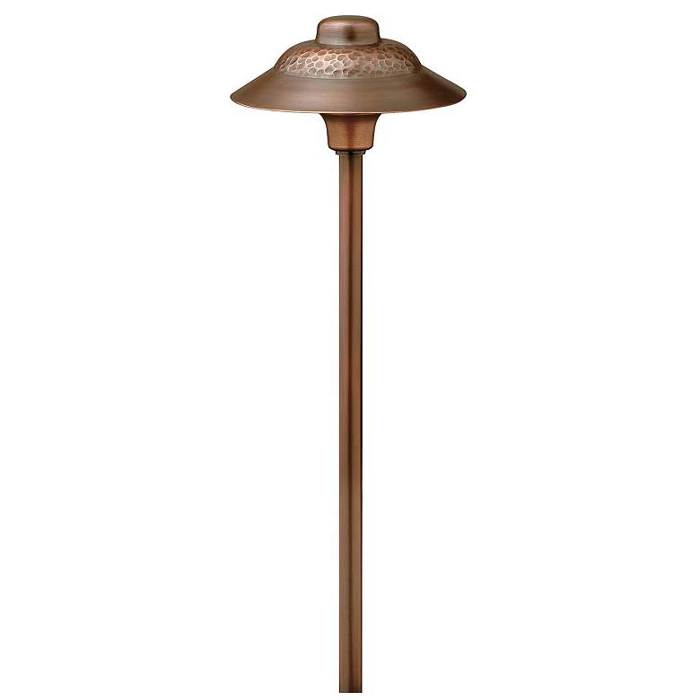 Image 1 Hinkley Oath 17"H Olde Copper LED Landscape Path Light