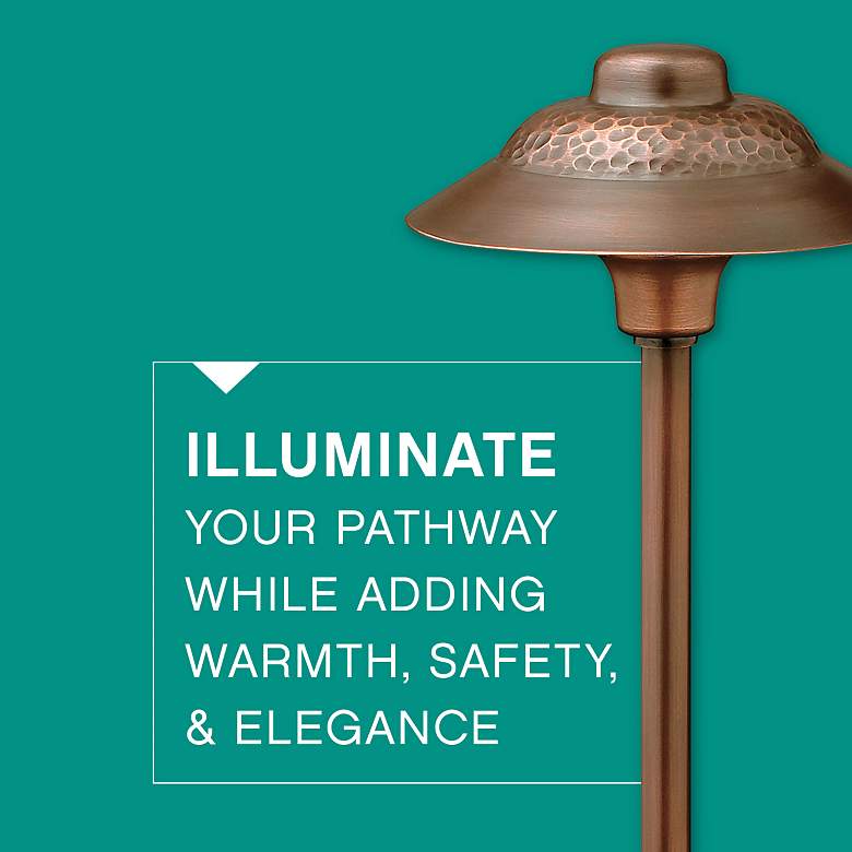 Image 6 Hinkley Oath 17"H Olde Copper LED Landscape Path Light more views