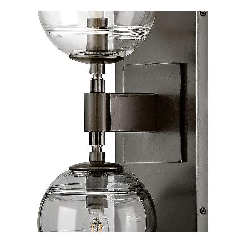 Image 2 Hinkley Oberon 18" High Black Oxide 2-Light Wall Sconce more views
