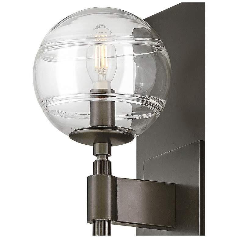Image 5 Hinkley Oberon 18" High Black Oxide 2-Light Wall Sconce more views