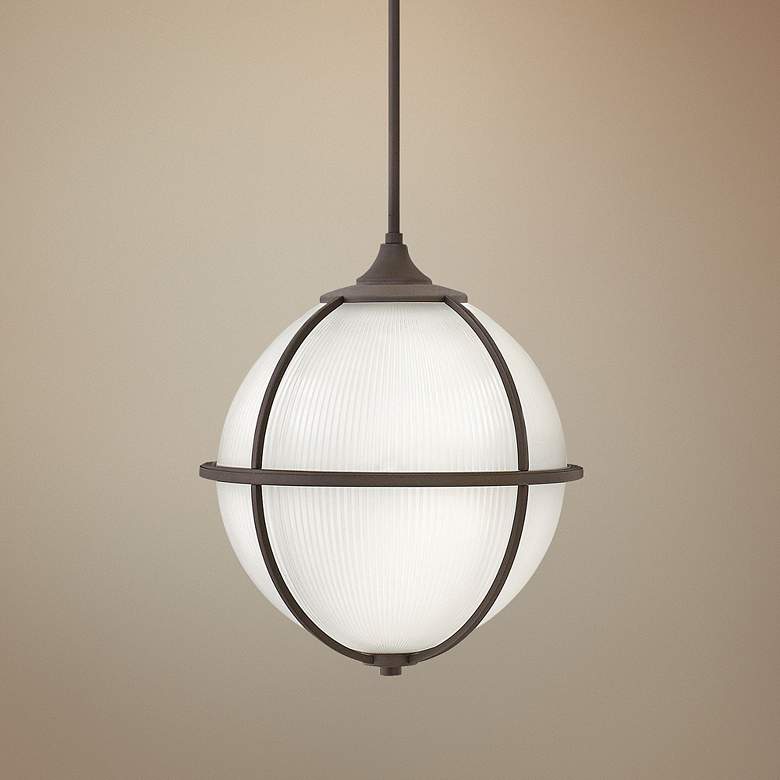 Image 1 Hinkley Odeon 15" Wide Oil-Rubbed Bronze Pendant Light