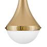 2_Hinkley Oliver 14 1/4" Wide Bright Brass Pendant Light more views