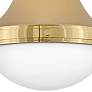 Thumbnail2 of Hinkley Oliver 14" Wide Bright Brass Ceiling Light more views