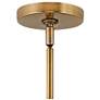 5_Hinkley Oliver 9" Wide Black and Heritage Brass Mini-Pendant more views
