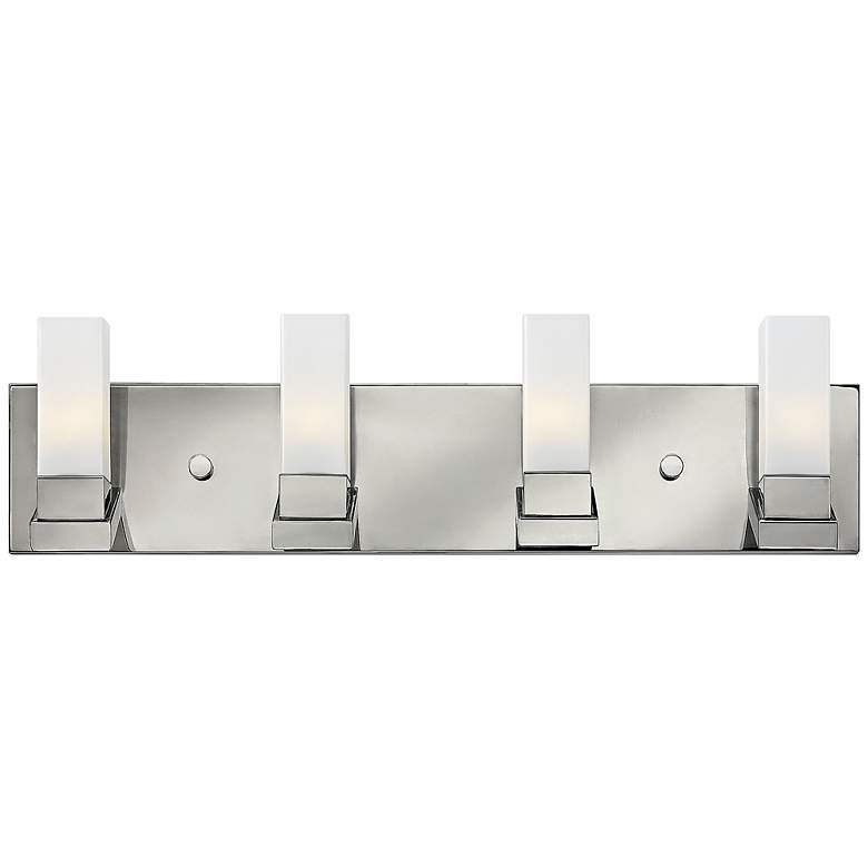 Image 1 Hinkley Omni 24 3/4" Wide Polished Nickel Bathroom Light
