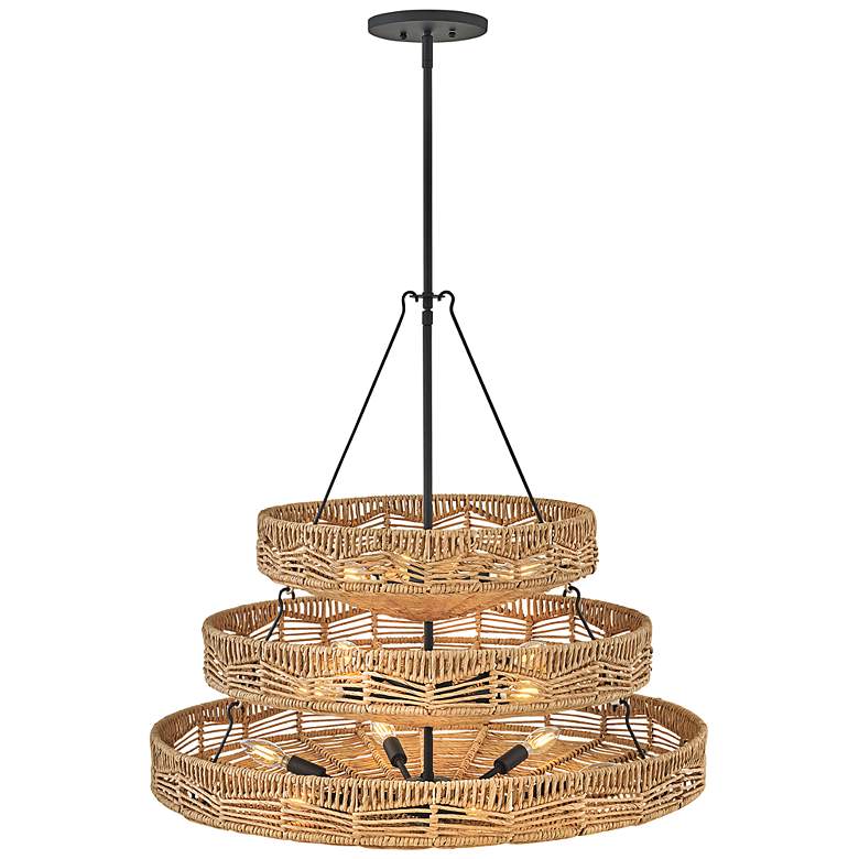 Image 3 Hinkley Ophelia 30" Wide Black 13-Light Chandelier more views