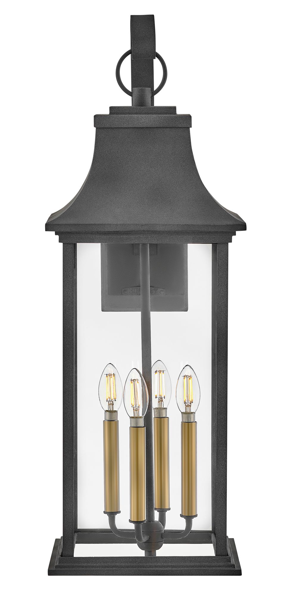 Image 3 Hinkley - Outdoor Adair Extra Large Wall Mount Lantern- Aged Zinc more views