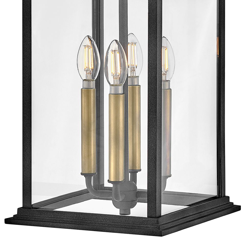 Hinkley - Outdoor Adair Extra Large Wall Mount Lantern- Aged Zinc