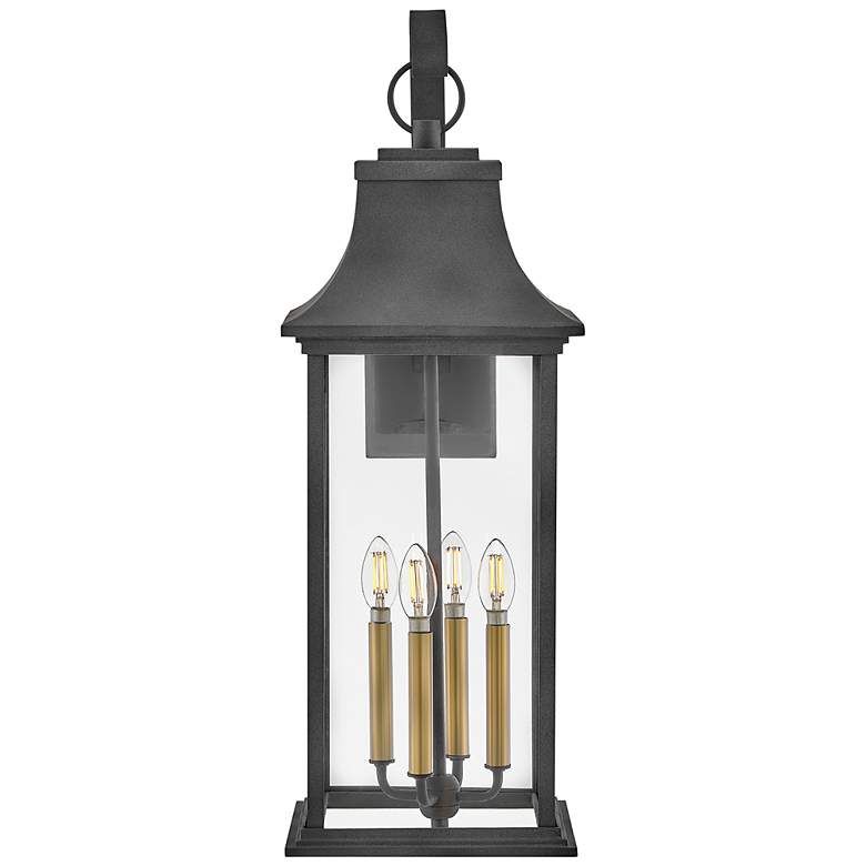 Image 3 Hinkley - Outdoor Adair Extra Large Wall Mount Lantern- Aged Zinc more views
