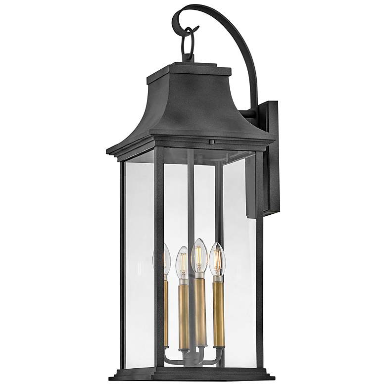 Image 5 Hinkley - Outdoor Adair Extra Large Wall Mount Lantern- Aged Zinc more views