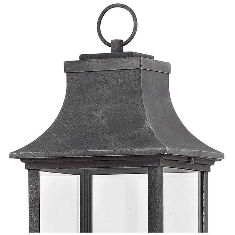 Image 5 Hinkley Outdoor Adair Large Post Top Mount Lantern 27.75" Aged Zinc more views