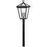 Hinkley - Outdoor Alford Place Post Top or Pier Mount Lantern- Museum Black