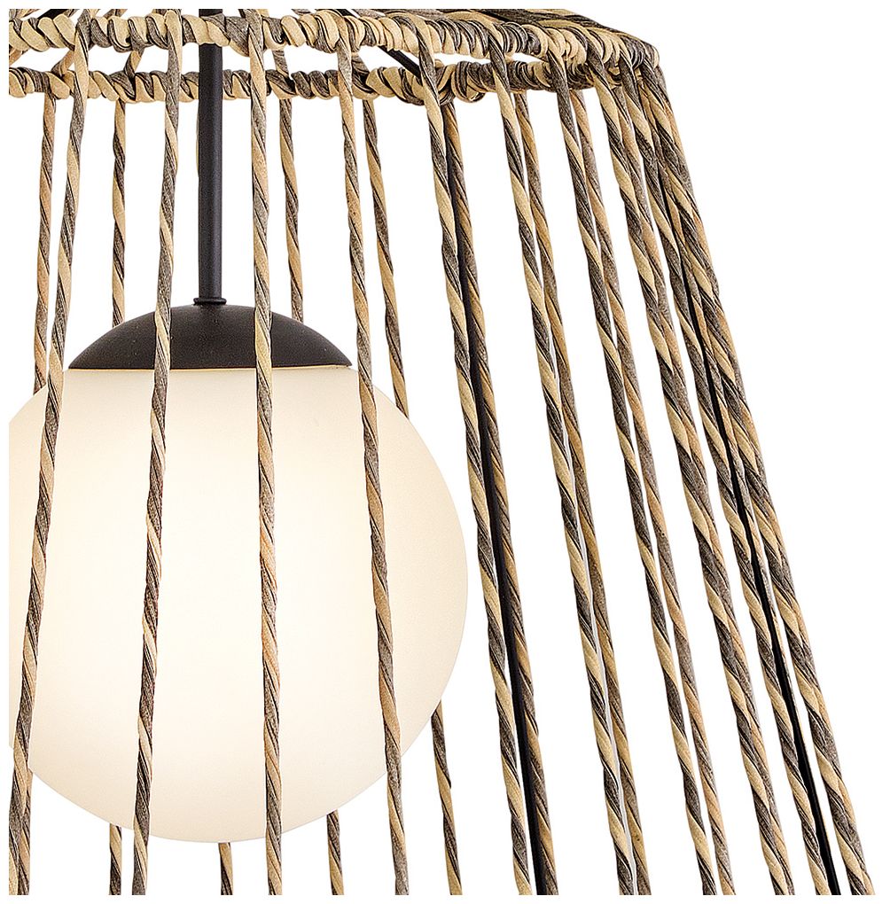 Hinkley Outdoor Arlen Large Hanging Pendant 12V 24" Black