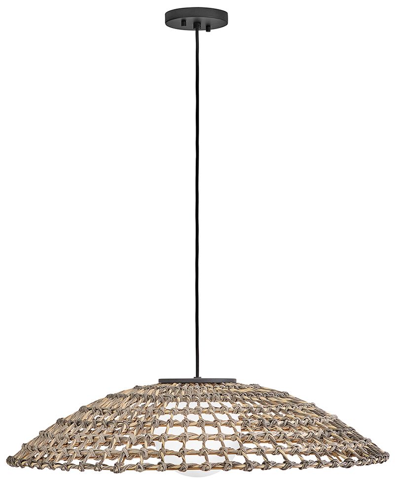 Image 2 Hinkley Outdoor Arlen Large Hanging Pendant 12V 30" Black more views