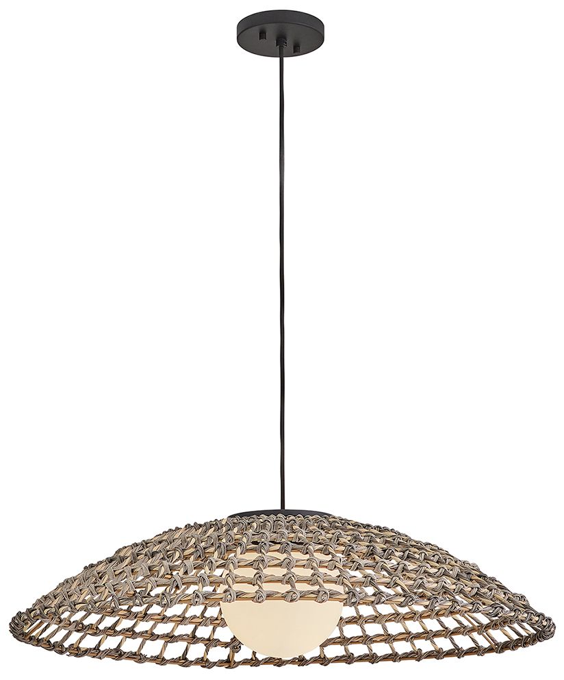 Image 6 Hinkley Outdoor Arlen Large Hanging Pendant 12V 30" Black more views