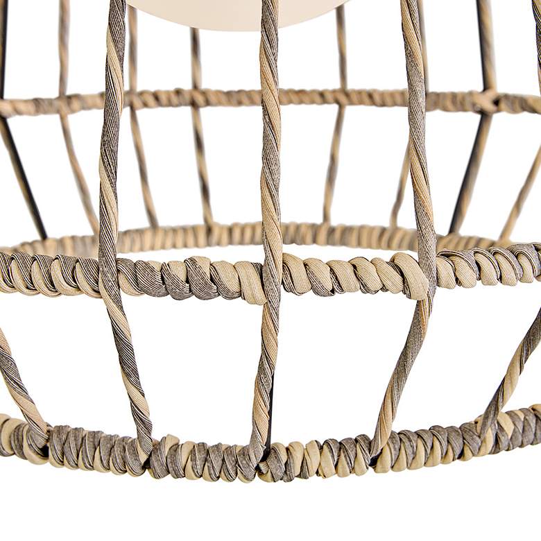 Image 3 Hinkley Outdoor Arlen Large Hanging Pendant 24" Black more views