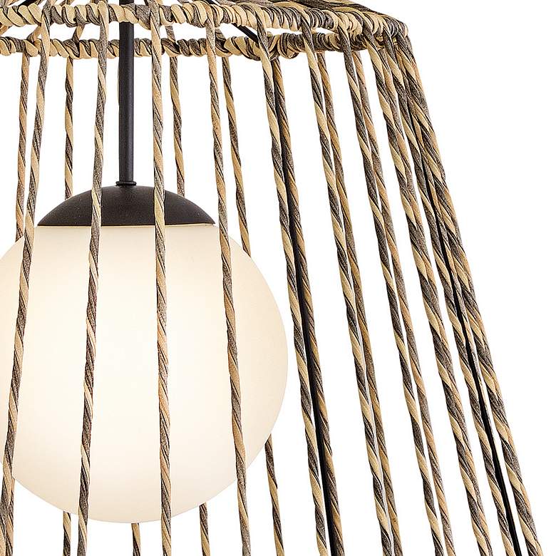 Image 7 Hinkley Outdoor Arlen Large Hanging Pendant 24" Black more views
