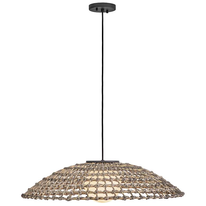 Image 1 Hinkley Outdoor Arlen Large Hanging Pendant 30" Black