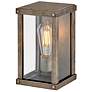 Hinkley - Outdoor Beckham Extra Small Wall Mount Lantern- Burnished Bronze