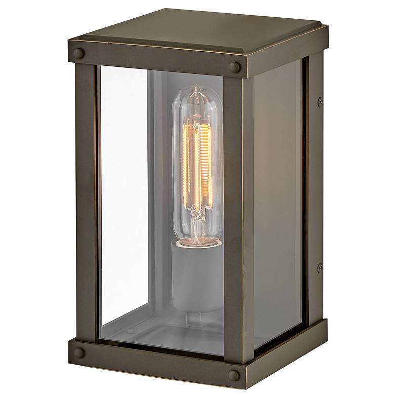 Image 1 Hinkley - Outdoor Beckham Extra Small Wall Mount Lantern- Oil Rubbed Bronze