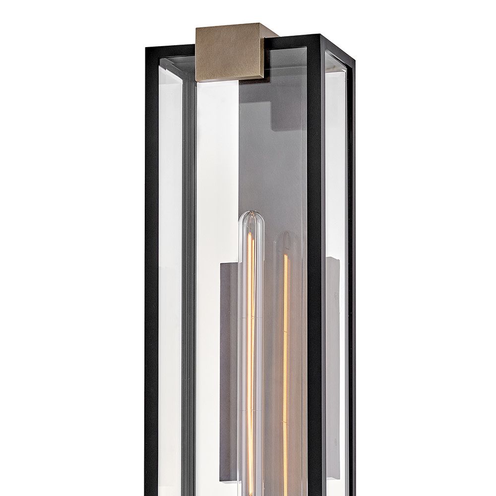 Image 2 Hinkley Outdoor Bergen Large Wall Mount Lantern 28" Black more views