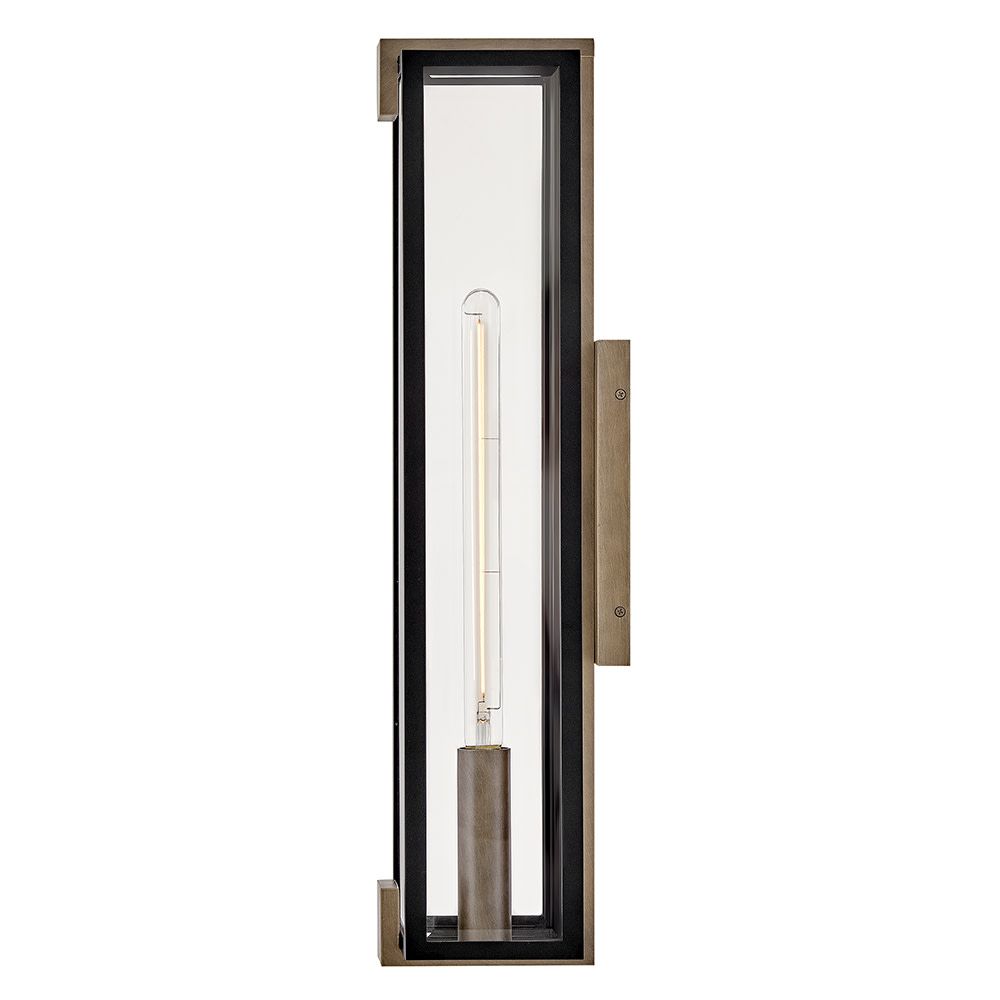 Image 6 Hinkley Outdoor Bergen Large Wall Mount Lantern 28" Black more views