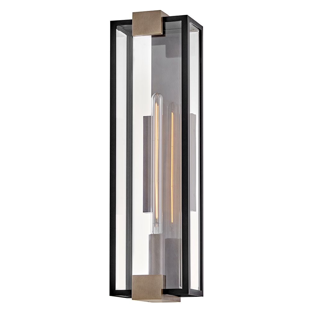 Image 7 Hinkley Outdoor Bergen Large Wall Mount Lantern 28" Black more views