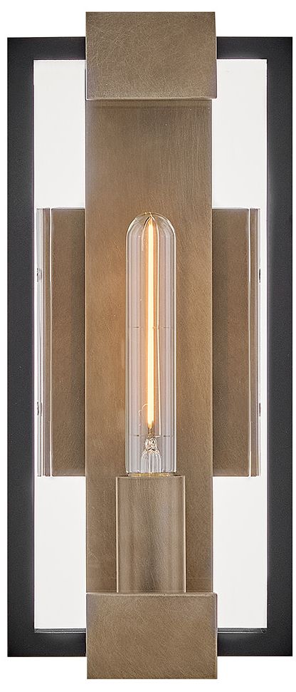 Image 5 Hinkley Outdoor Bergen Small Wall Mount Lantern 15" Black more views