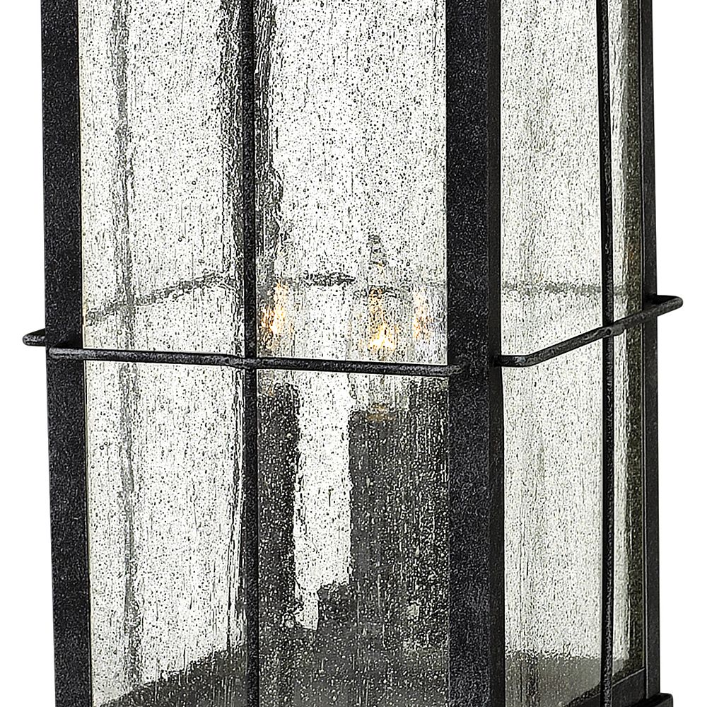 Image 6 HINKLEY OUTDOOR BINGHAM Large Pier Mount Lantern Greystone more views