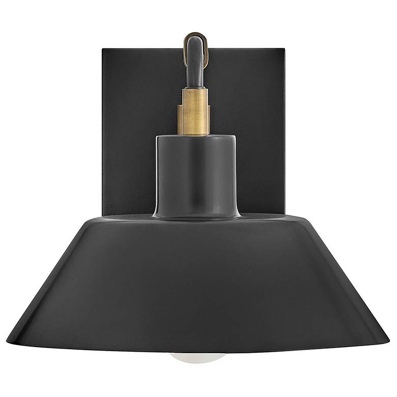 Image 6 Hinkley Outdoor Brewster Small Wall Mount Barn Light Black Oxide more views