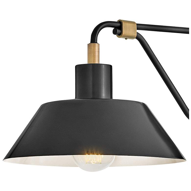 Image 7 Hinkley Outdoor Brewster Small Wall Mount Barn Light Black Oxide more views