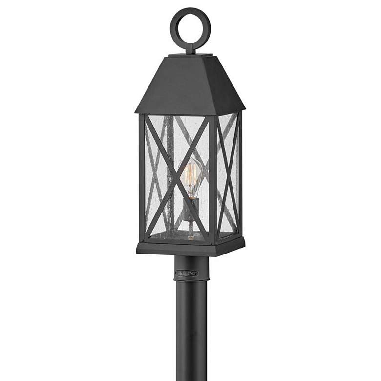 Image 1 Hinkley Outdoor Briar Large Post Top or Pier Mount Lantern 8" Museum B