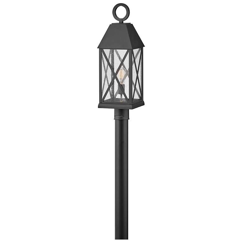 Image 2 Hinkley Outdoor Briar Large Post Top or Pier Mount Lantern 8" Museum B more views