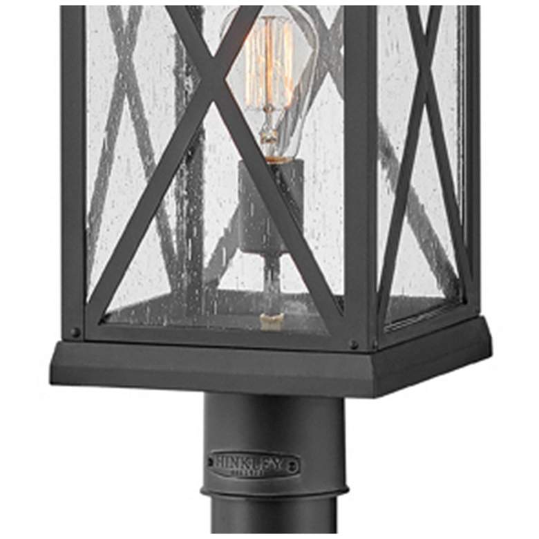 Image 7 Hinkley Outdoor Briar Large Post Top or Pier Mount Lantern 8" Museum B more views