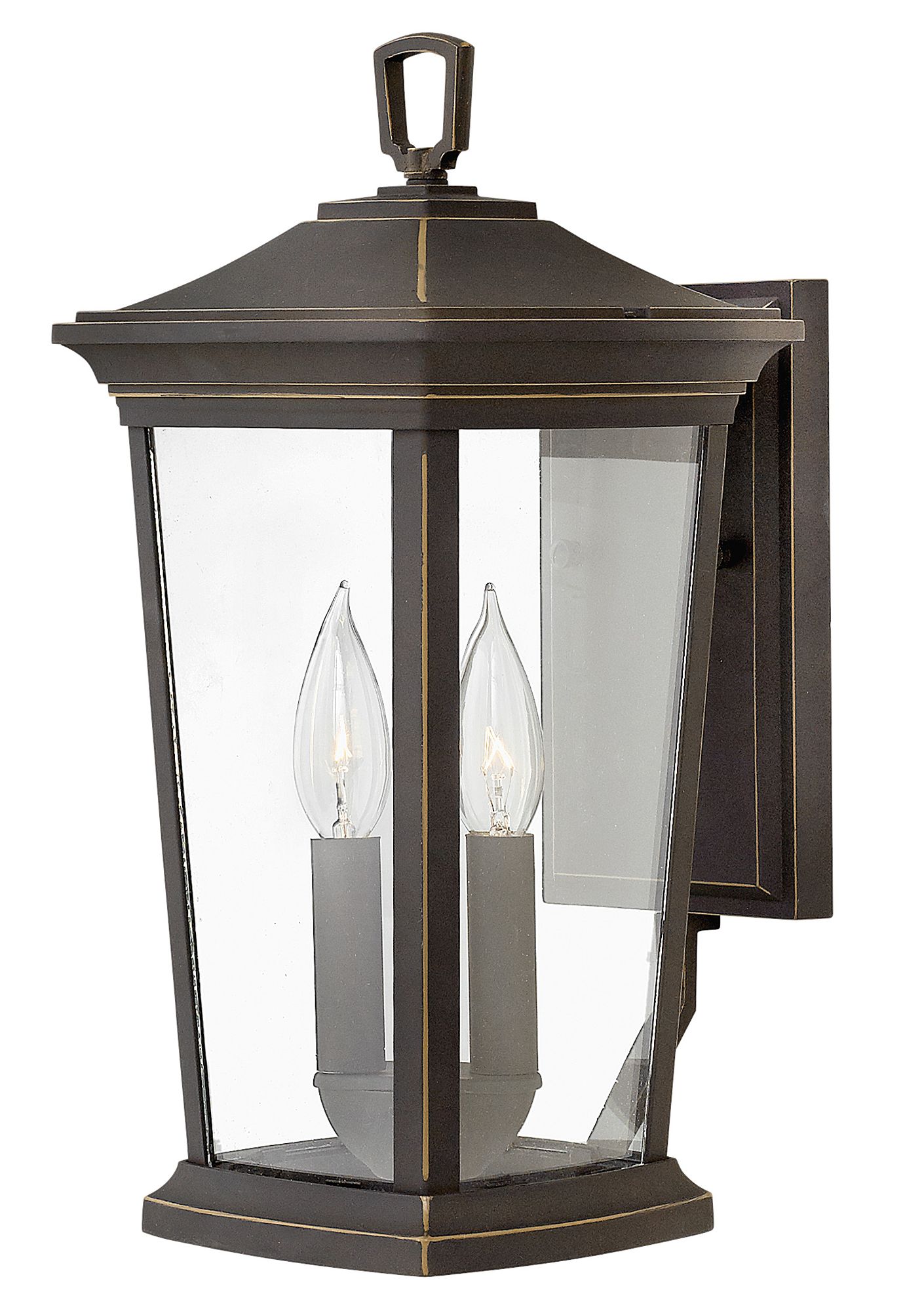 Image 2 Hinkley Outdoor Bromley Medium LED Wall Lantern 15.5" Oil Rubbed Bronze more views