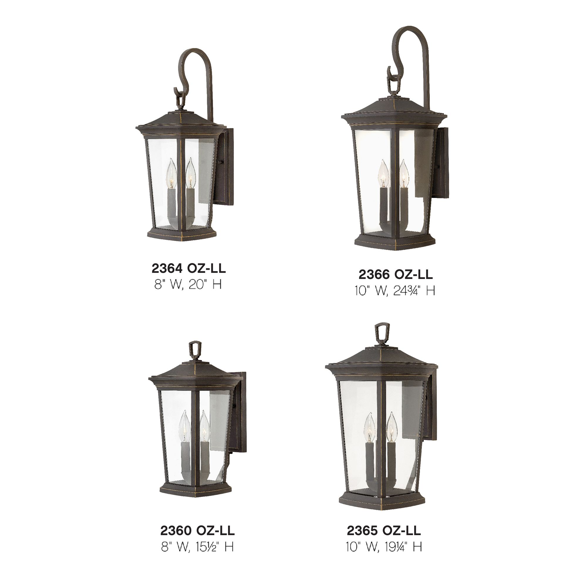 Image 5 Hinkley Outdoor Bromley Medium LED Wall Lantern 15.5" Oil Rubbed Bronze more views