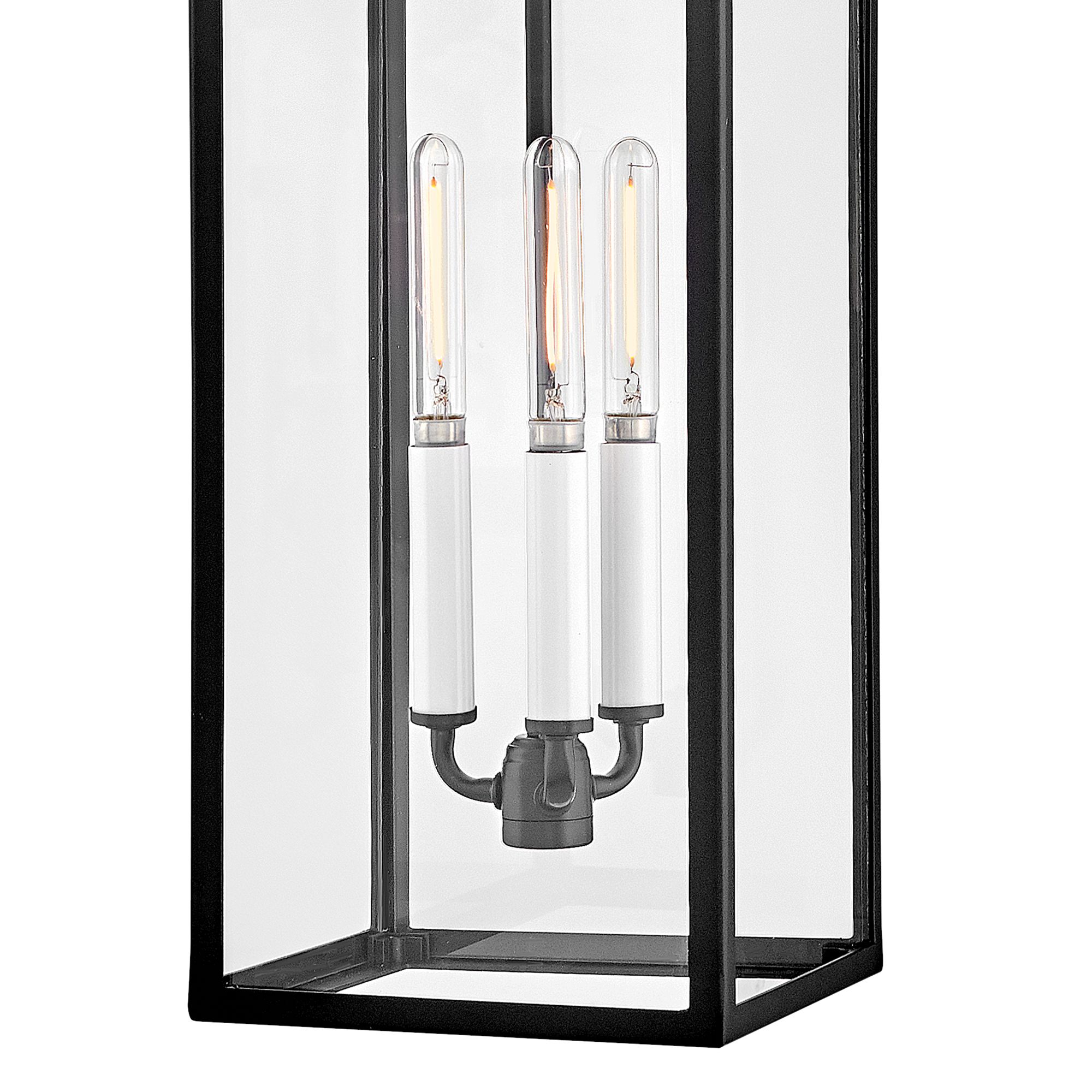 Image 5 Hinkley Outdoor Campbell Large Hanging Lantern 24" Black more views